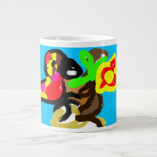 Dag för papedjungel jumbo mugg