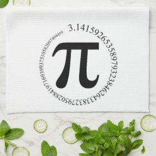 Dag för Pi (π) Kökshandduk