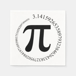 Dag för Pi (π) Pappersservett