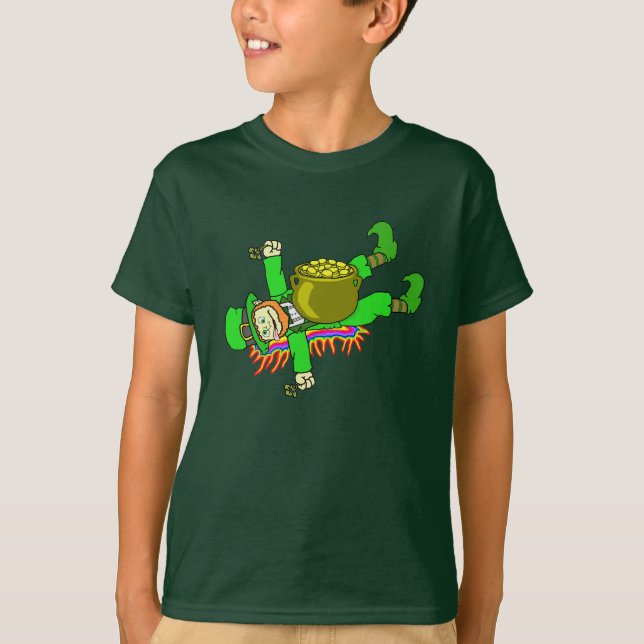 Dag för saint patrick för oturtroll rolig t shirt (Framsida)