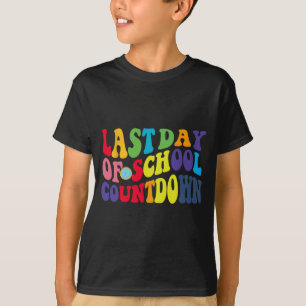 Dag för skolavräkning ut för sommargroovy-citat t shirt