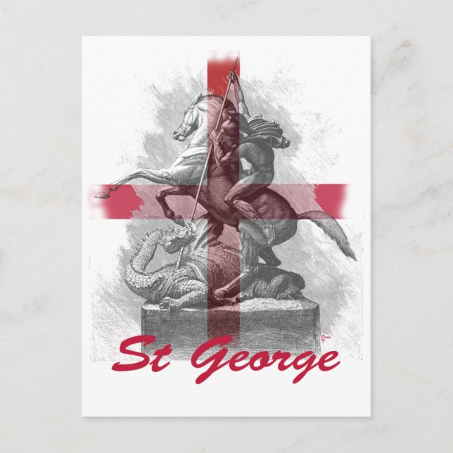 Dag för St Georges Vykort (Framsida)