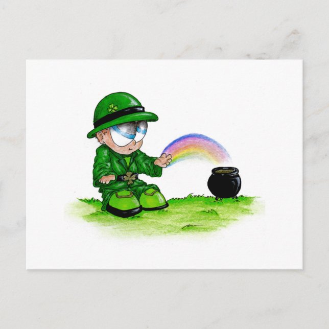 Dag för St. Patrics Vykort (Framsida)