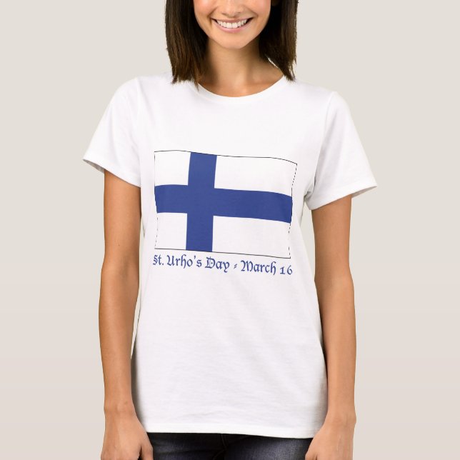 Dag för St. Urhos T Shirt (Framsida)