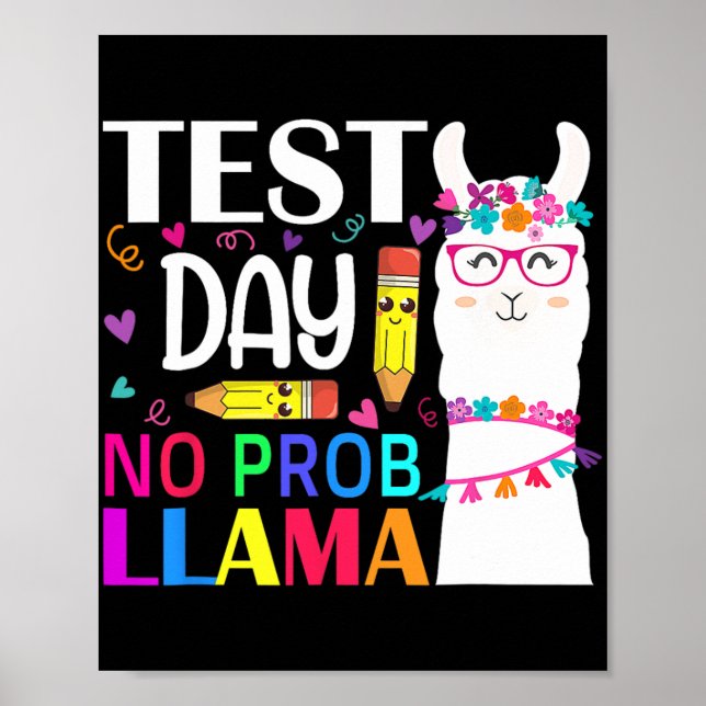 Dag för test av prob Llama Llama-lärare Poster (Framsidan)