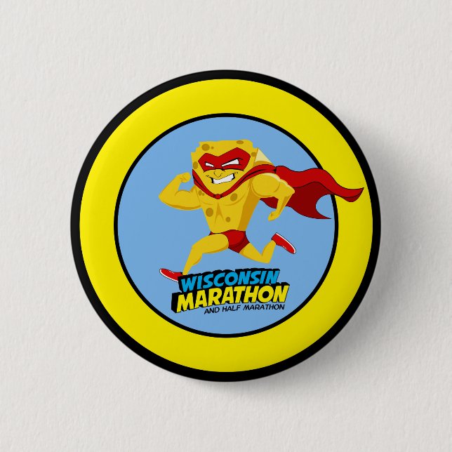 Dag för Wisconsin maratontävling Knapp (Framsida)