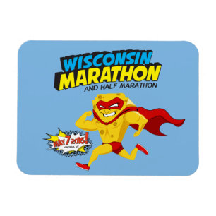 Dag för Wisconsin maratontävling Magnet