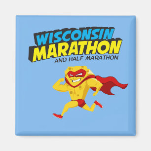 Dag för Wisconsin maratontävling Magnet