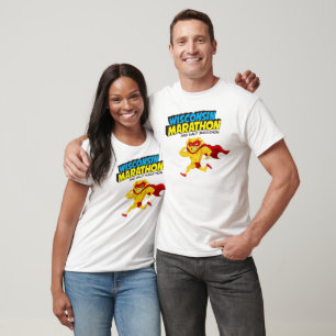 Dag för Wisconsin maratontävling T-shirt