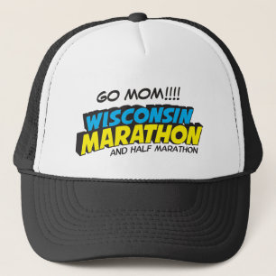 Dag för Wisconsin maratontävling Truckerkeps