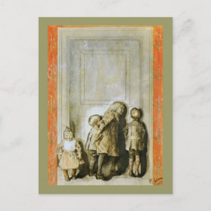 Dag före jul Kväll Helg Vykort