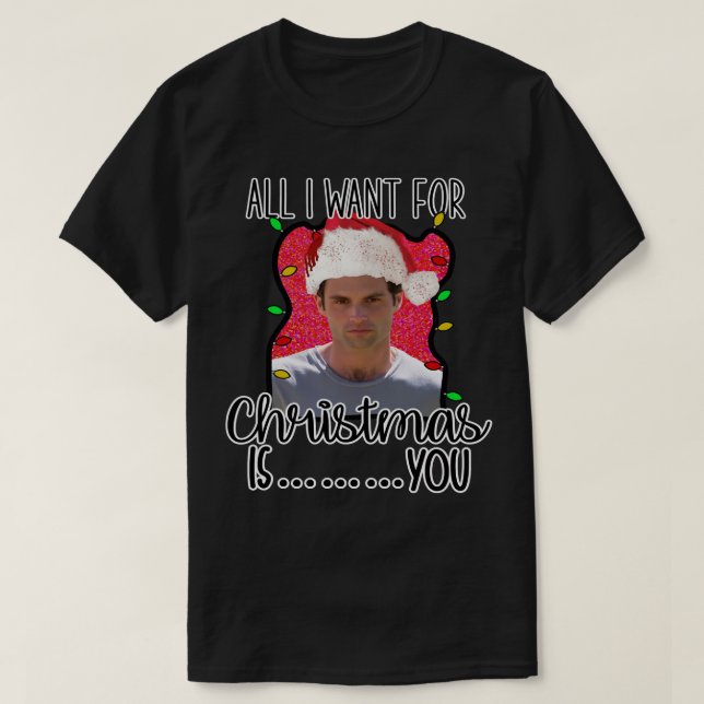 Dag Gift för den vackra julen Julafton, Glass Box  T Shirt (Design framsida)