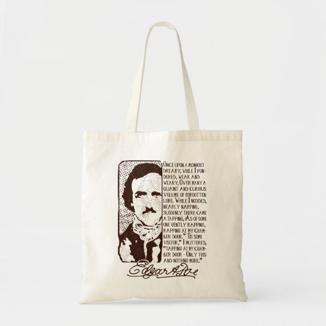 Dag Gift för poet Edgar Critic Allan Poe Gifts Mus Tygkasse (Framsidan)