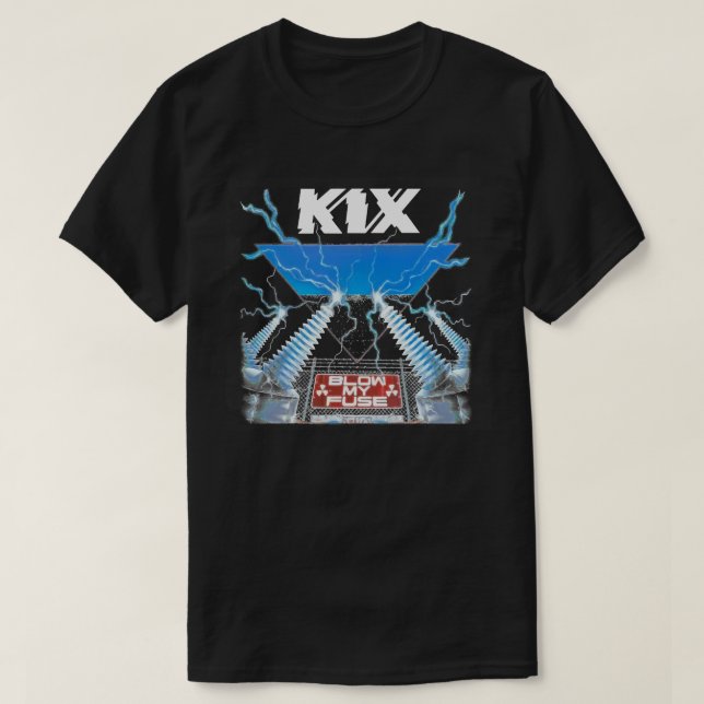 Dag Gift Kix-blåsande Coolor för min säkring i New T Shirt (Design framsida)