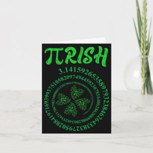 Dag grafisk irländsk rolig st. patricks dag matte kort