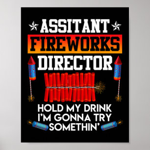 Dag Istant Fireworks Director Usa Party Fläkt Poster