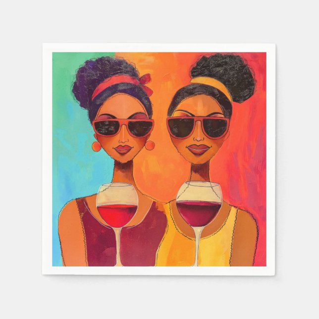 Dag KAB:s drickande av blöjor Pappersservett (Framsidan)