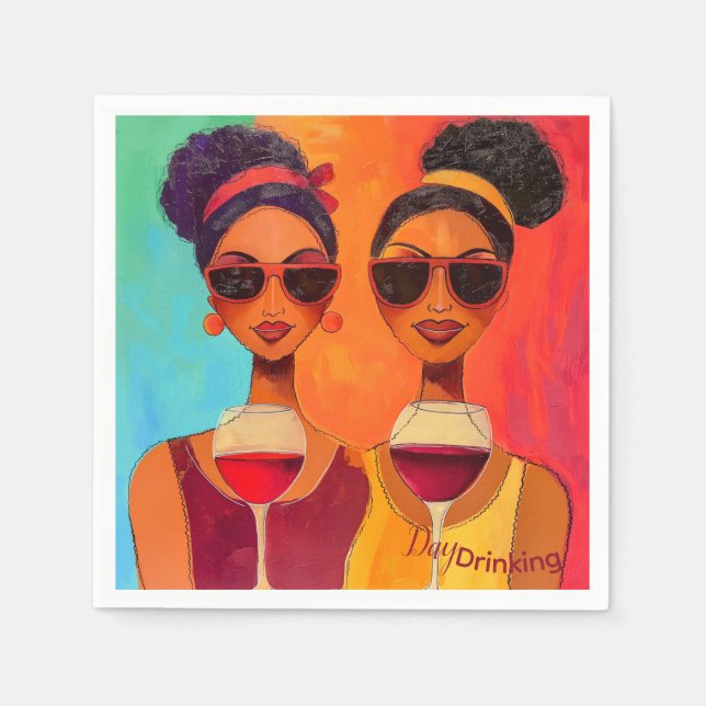 Dag KAB:s drickande av blöjor Pappersservett (Framsidan)