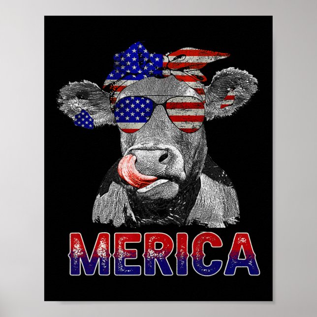 Dag Kon Merica 4:e juli Kor Älskare Poster (Framsidan)