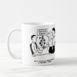 Dag-kontor - säger att hon bad om en idrottstyp kaffemugg
