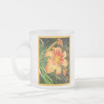 Dag Lily Frosted Glass Mugg