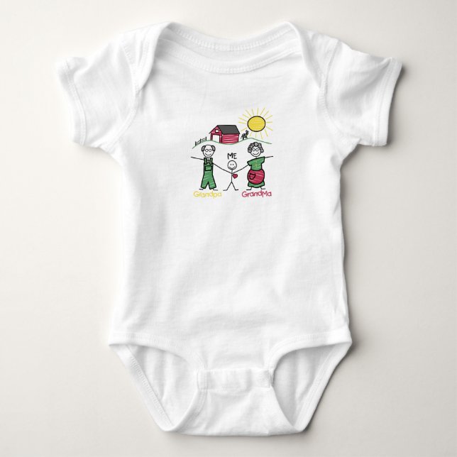 Dag med farmors - tee shirt (Framsida)
