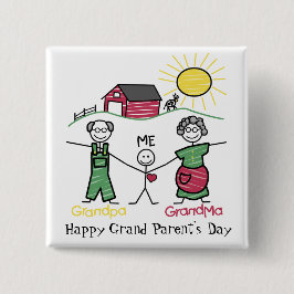 Dag med morföräldern knapp