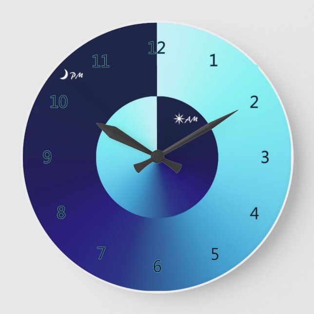 Dag & natt stor klocka (Framsida)