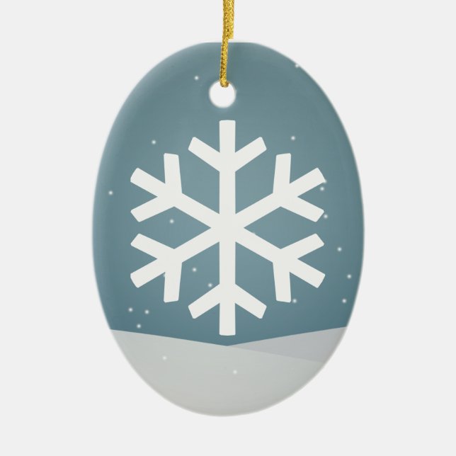 Dag-/nattprydnad Julgransprydnad Keramik (Framsidan)