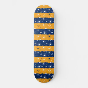 Dag och natt 2 mini skateboard bräda 18,5 cm