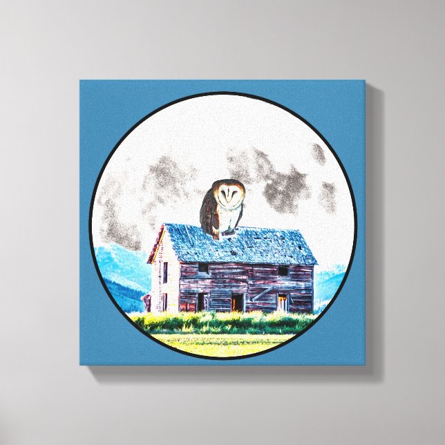 Dag och natt canvastryck (Framsida)