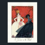 Dag och natt i Paris Art Deco Poster<br><div class="desc">Dag och natt i Paris Art Deco poster. Art Deco illustration av Georges Barbier. Dag och natt är en söt illustration av vintagen som skildrar det påstådda figurer som i en natt klär upp sig på Parisisk stad. Den ena är ljus och glad och representerar dagtid, medan den andra är...</div>