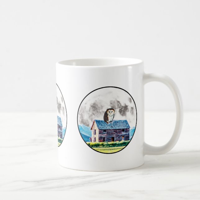 Dag och natt kaffemugg (Höger)
