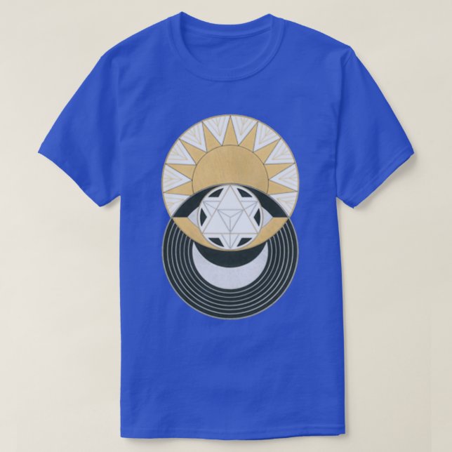 Dag och natt lilla mönster t shirt (Design framsida)