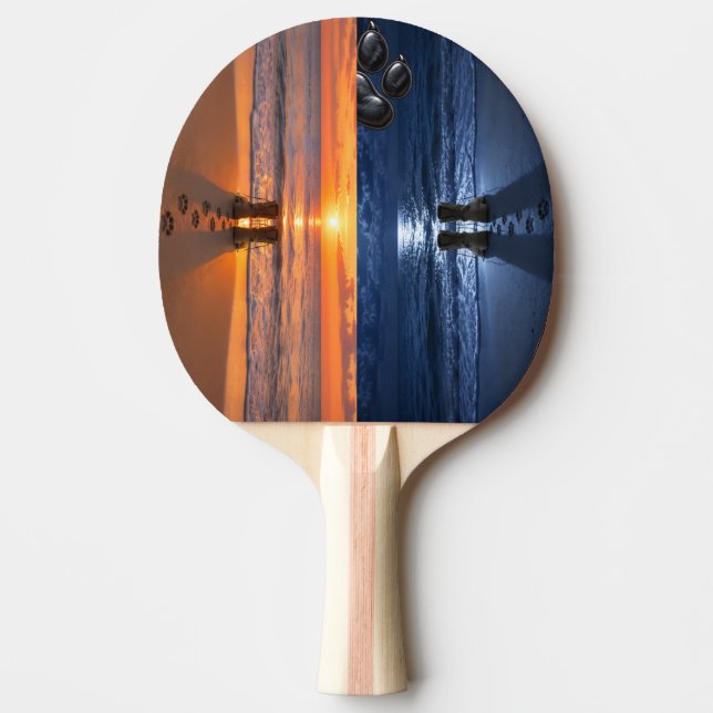 Dag och Natt Tass till Stövlar Corn hole Spel Set Pingisracket (Framsidan)