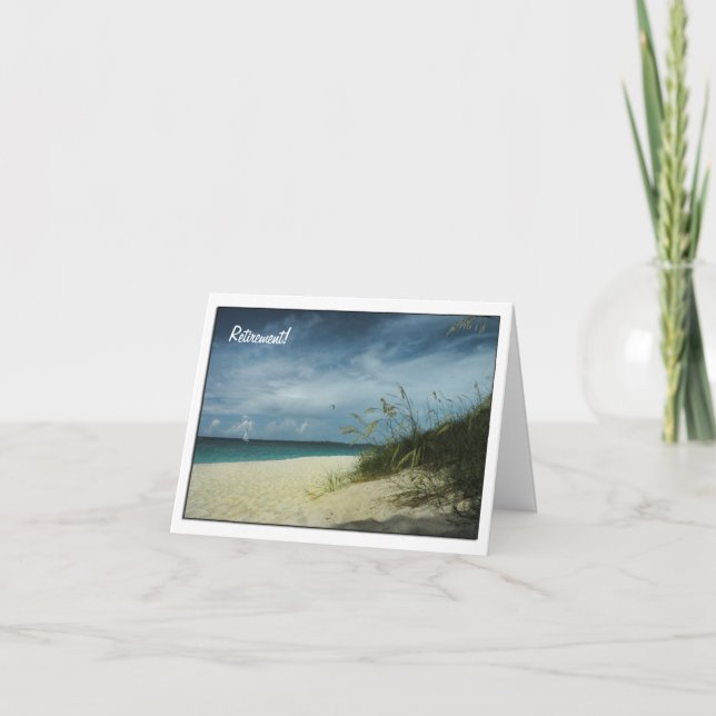 Dag på Beach Pension Card Kort (Framsida)