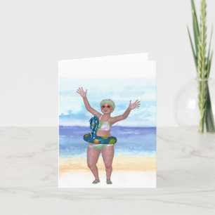 Dag på Beach-Tillfällens anteckningskort