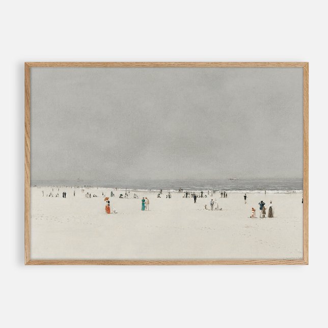 Dag på stranden. Vintage Poster (Skapare uppladdad)