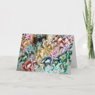 Dag på tävlinghälsningkortet kort