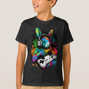 Dag pojkar Gamer skjorta videospel kontroll kanin T Shirt