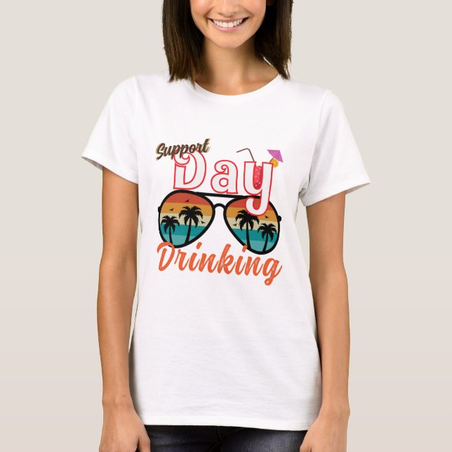 Dag-rattfylleri | Gift för drinker | Funny Drin T Shirt (Framsida)