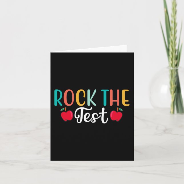 Dag Rocka Testet Lärar Testdag 1  Kort (Framsida)