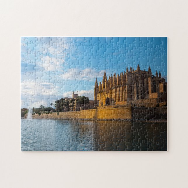 Dag till nattövergången på domkyrkan av Palma Pussel (Horisontell)