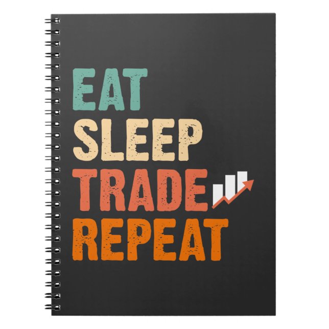 Dag Trader Lagrar Market Trading Hobby Investor Anteckningsbok (Framsidan)