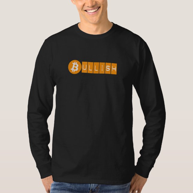 Dag Traders bullish på Bitcoin T Shirt (Framsida)