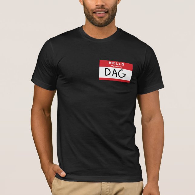 Dag-tshirt T-shirt (Framsida)