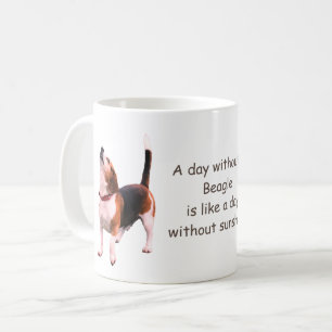 Dag utan beagle Cute Kaffemugg