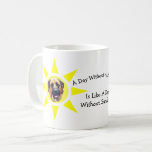 Dag utan Mastiff Cute Hund Kaffemugg
