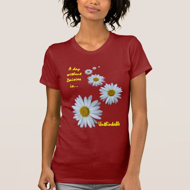 dag utan otänkbara daisy - tee shirt (Framsida)