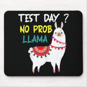 Dag utan prob-llama Llama-lärarprovningsdag för te Musmatta